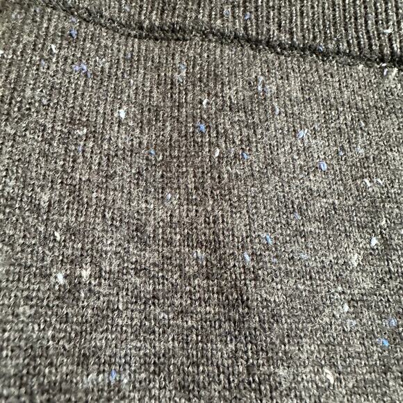 Talbots Knit Pull on Sweater Skirt Marled Gray XL - Picture 3 of 10